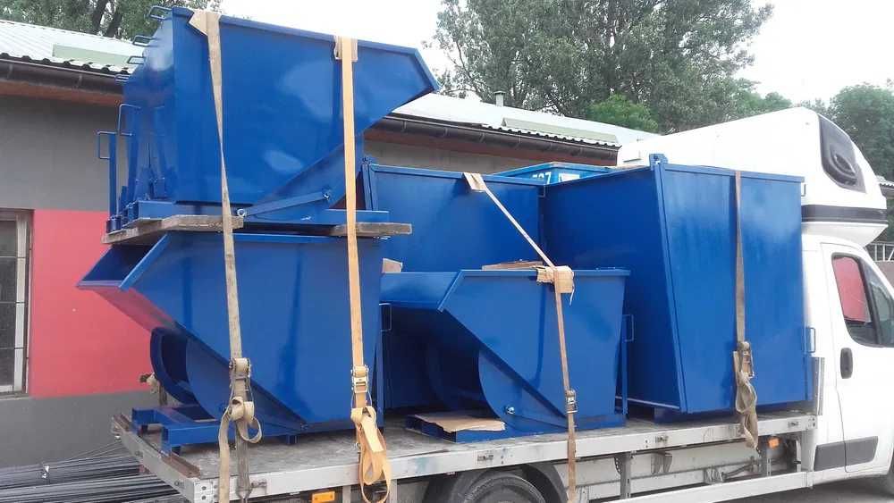 Koleba samowyładowcza pojemnik kosz kontener stalowy 1m3 2m3 3m3DOSTAWA