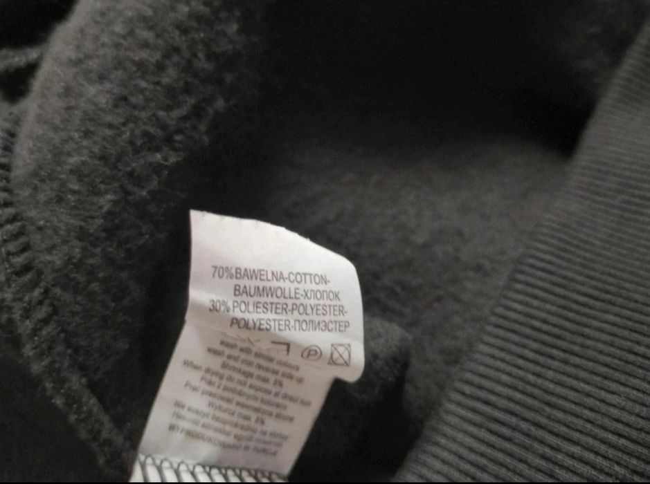 Bluza bawełna ocieplana grubsza MY RED LIPS r.S/M/L małe xl