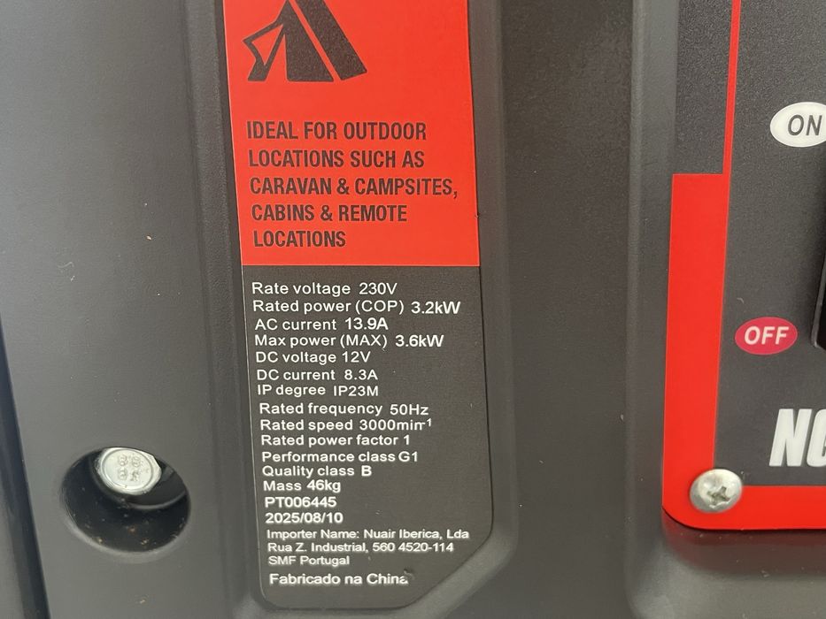 Gerador nutool 3600watts