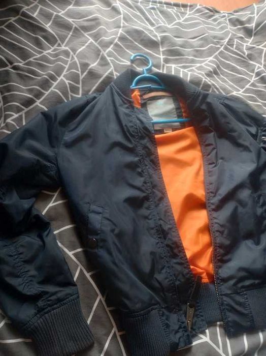 Kurtka Alpha Industries ma-1 Bomberka Granatowa Męska Wiosenna S