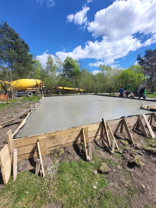 Фундаменти, стяжки, плити Львів Городок Пустомити