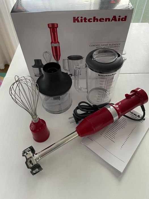 Blender - zestaw - kitchen aid - czerwony