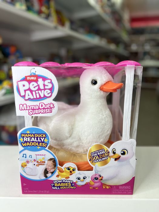 Інтерактивний ігровий набір Pets Alive – Мама качечка уточка