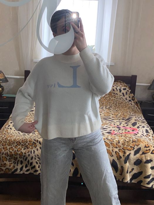 Білий светр Goldi майже новий