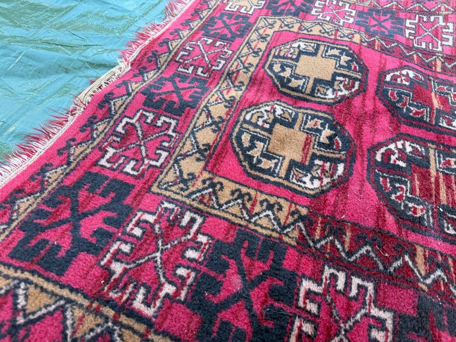 Dywan perski Turkmeński Buchara 140x100 ręcznie tkany Vintage