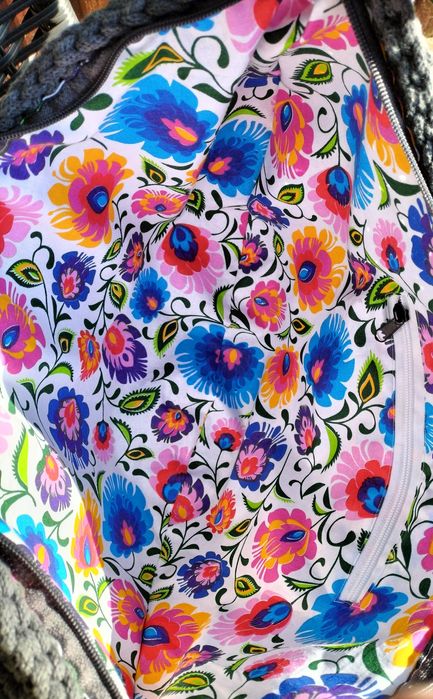 Torebka ze sznurka bawełnianego