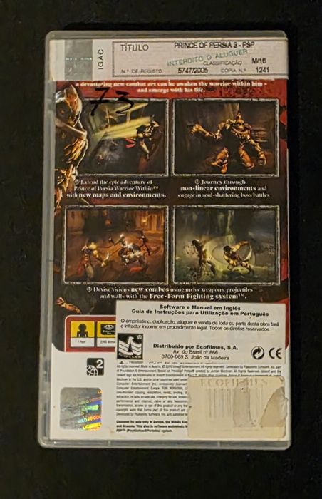 Prince of Persia Revelations para PSP