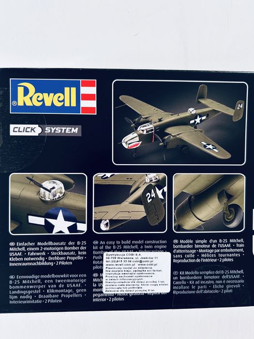 Samolot B-25 Mitchell Click System model Revell 03650