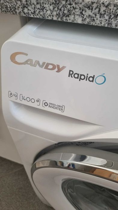 Máquina de Lavar Roupa Candy 8Kg - Eficiencia energética: A - 1400 rpm
