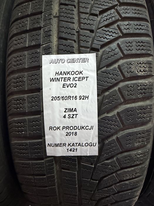 Opony zimowe 205/60R16 92H Hankook Winter I*Cept Evo 2 | 2018 | Komplet