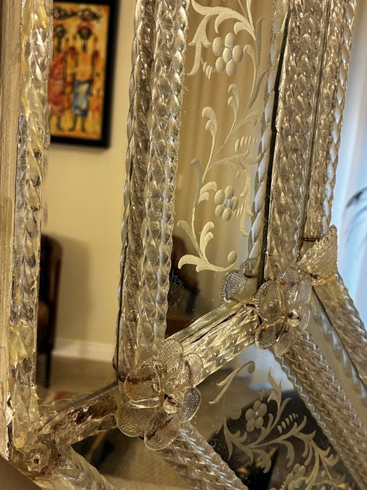 Magnifico Espelho Veneziano Octogonal 120x100