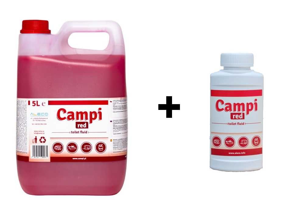 Płyn do toalet turystycznych Campi Red 5 litrów + 0,25 gratis