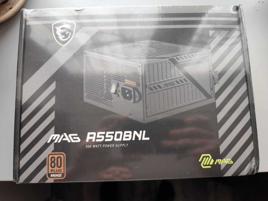Zasilacz MSI Mag A550BNL 80 Plus Bronze nowy w foli
