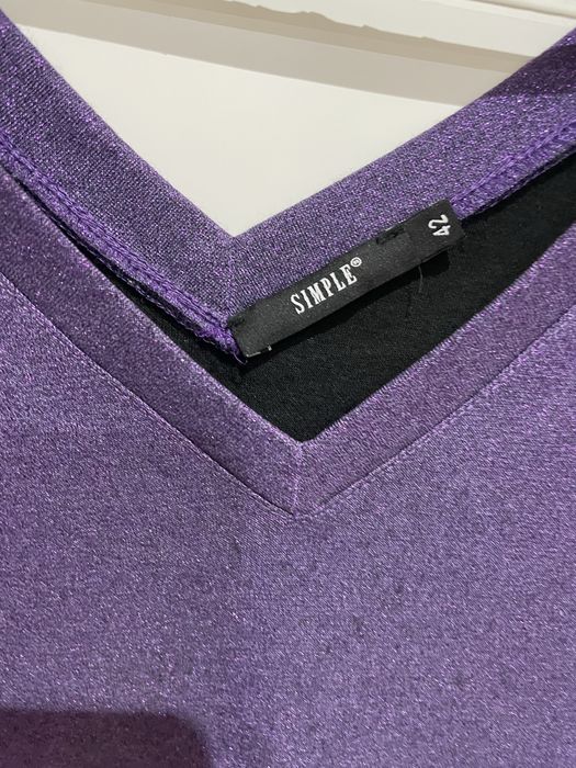 Śliczna bluzeczka damska Simple r42 fioletowa