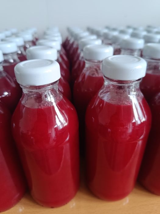 30 x sok, syrop z malin butelki 300ml