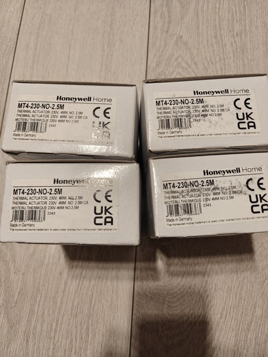 Siłownik termoelektryczny do zaworów MT4-230-NO 230V Honeywell
