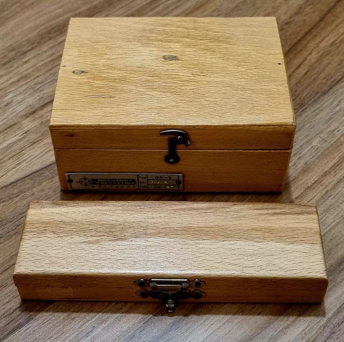 Zabytkowa waga jubilerska/aptekarska + odważniki