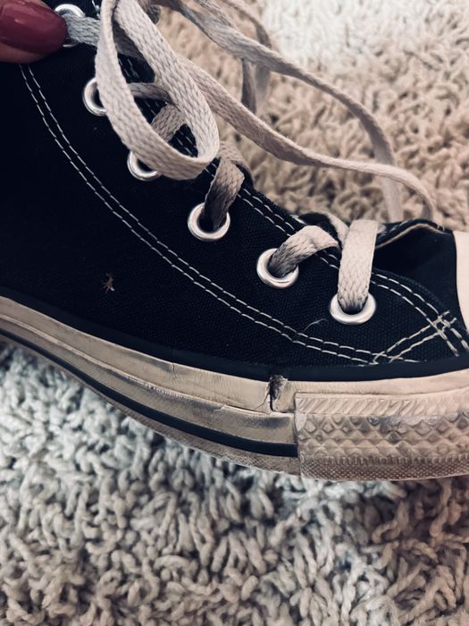 Trampki converse wysokie czarne rozm 39