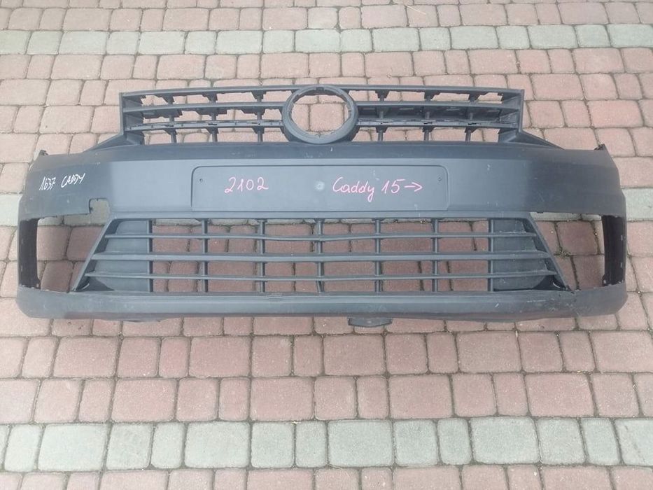 zderzak przód przedni vw caddy 2015 - 2020 2k5 struktura