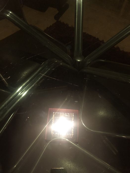 Mesa de vidro + cadeiras 6 lugares