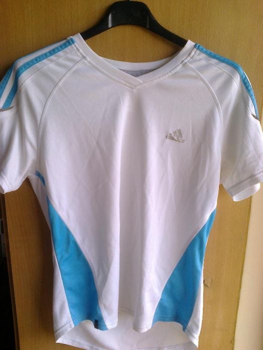 Koszulka z krótkim rękawem Adidas biała