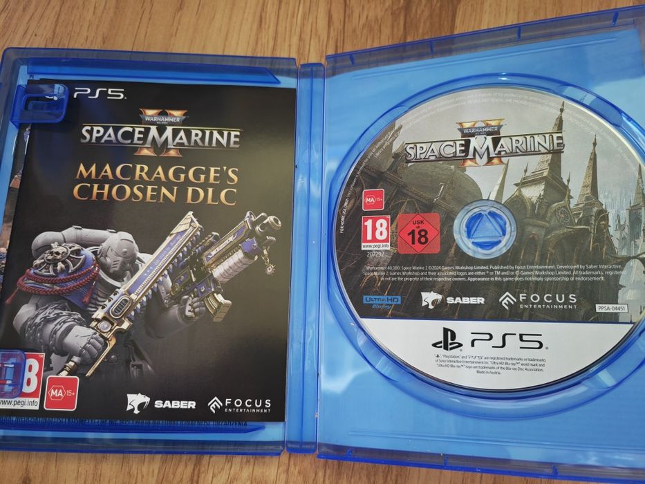 Spacemarine Warhammer II 2 40000 Ps5 PlayStation 5 Polska wersja