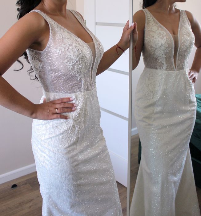 Suknia ślubna ivory rybka