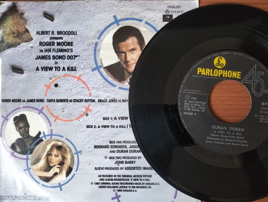 Disco de vinil single Duran Duran - A View  to a Kill'