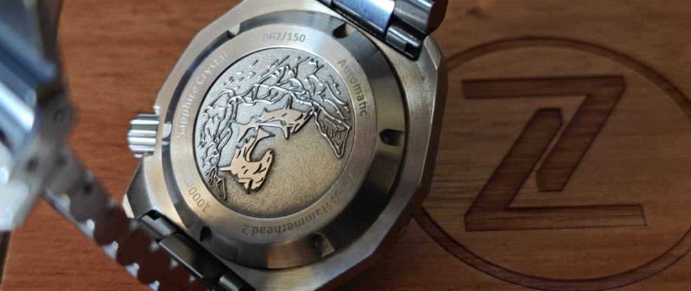 Zegarek Zelos Hammerhead2 1000m Diver Nurek Ball Oris Unikat Okazja