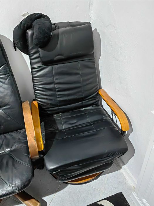 Cadeiras de escritório de couro