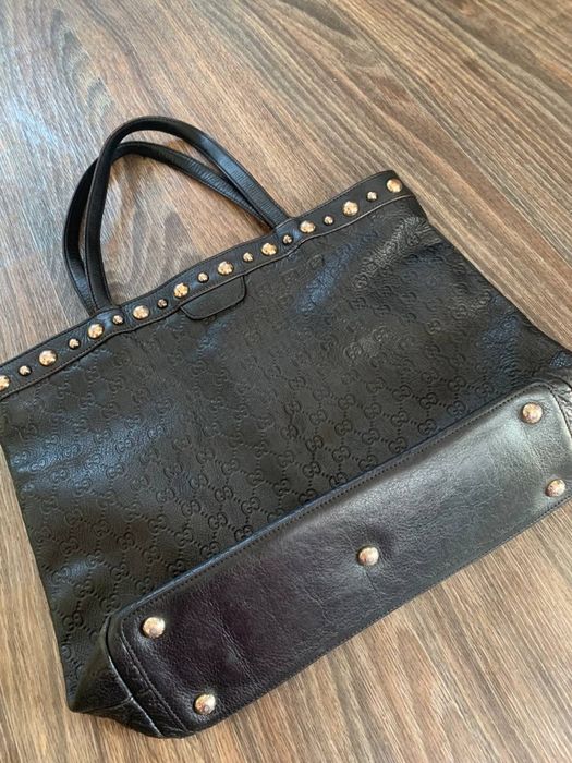 Шкіряна сумка gucci guccissima tote original