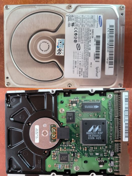Western Digital,Samsung,(20GB),IBM(60GB)