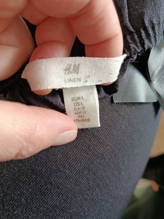 Damskie lniane spodenki H&M L
