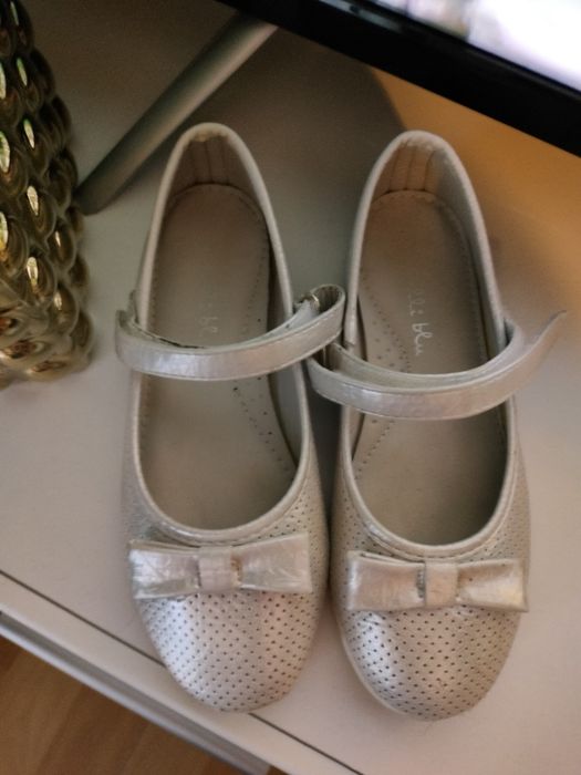 Buty baletki srebrne 31 (wkl.19cm) Nelli blu