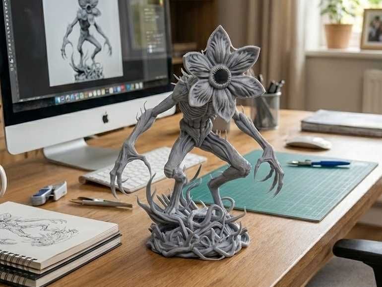 Estatueta do Demogorgon – Monstro de Stranger Things