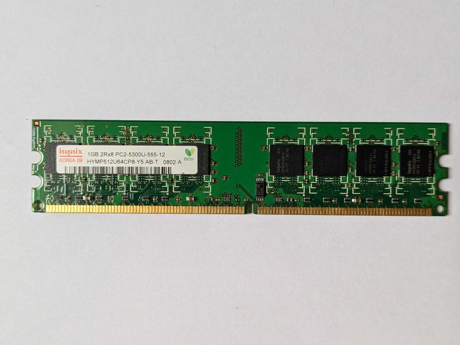 ОЗП 1GB DDR2-800 / 2x 1GB DDR2-667 / 2x 512MB DDR2-533