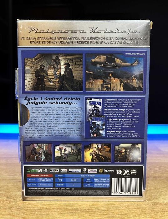 SWAT 4 Złota Edycja (PC PL 2006) slipcase BOX Platynowa Kolekcja