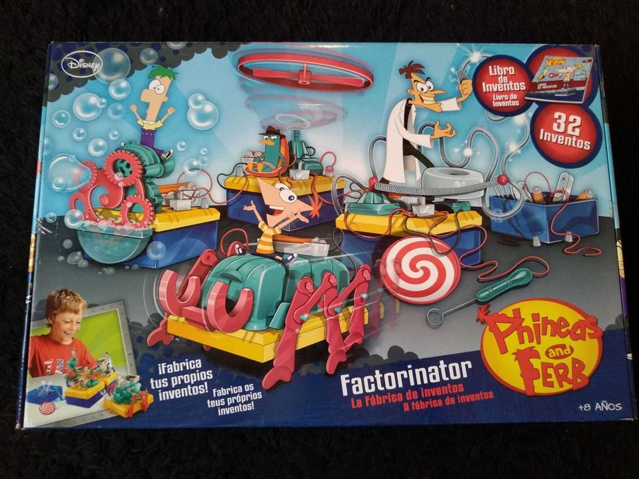 NOVO! Jogo Ciência Phineas e Ferb - Factorinator Experiências Didático