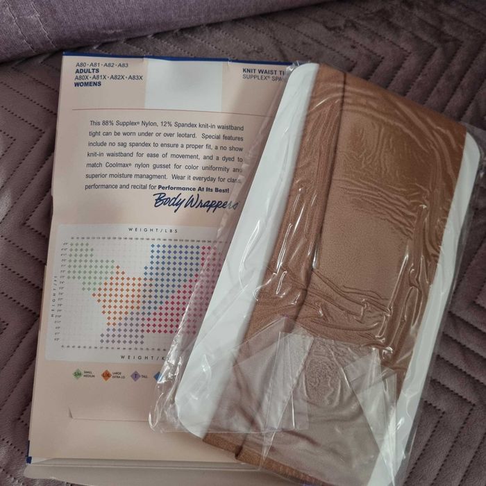 Damskie taneczne rajstopy legginsy Body Wrappers Total Stretch L-XL