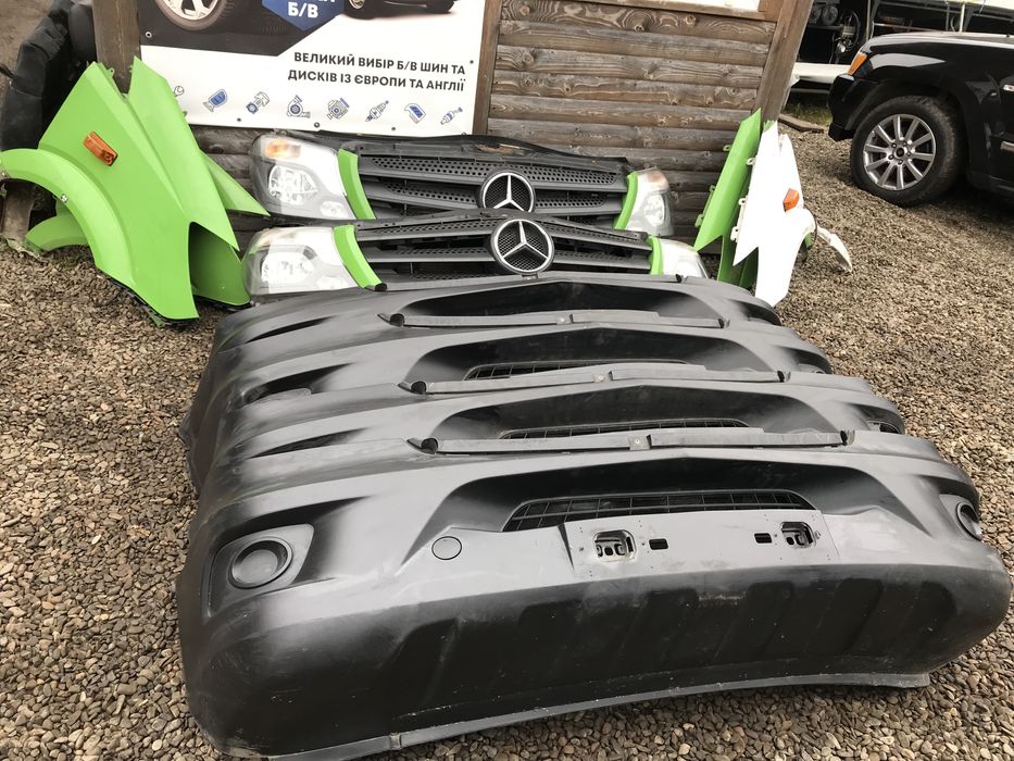 Передок Мерседес Спринтер w906 рестайл в зборі.Капот,бампер,крила,фари