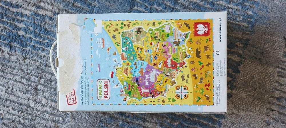 Puzzle do nauki mapy Polski CzuCzu