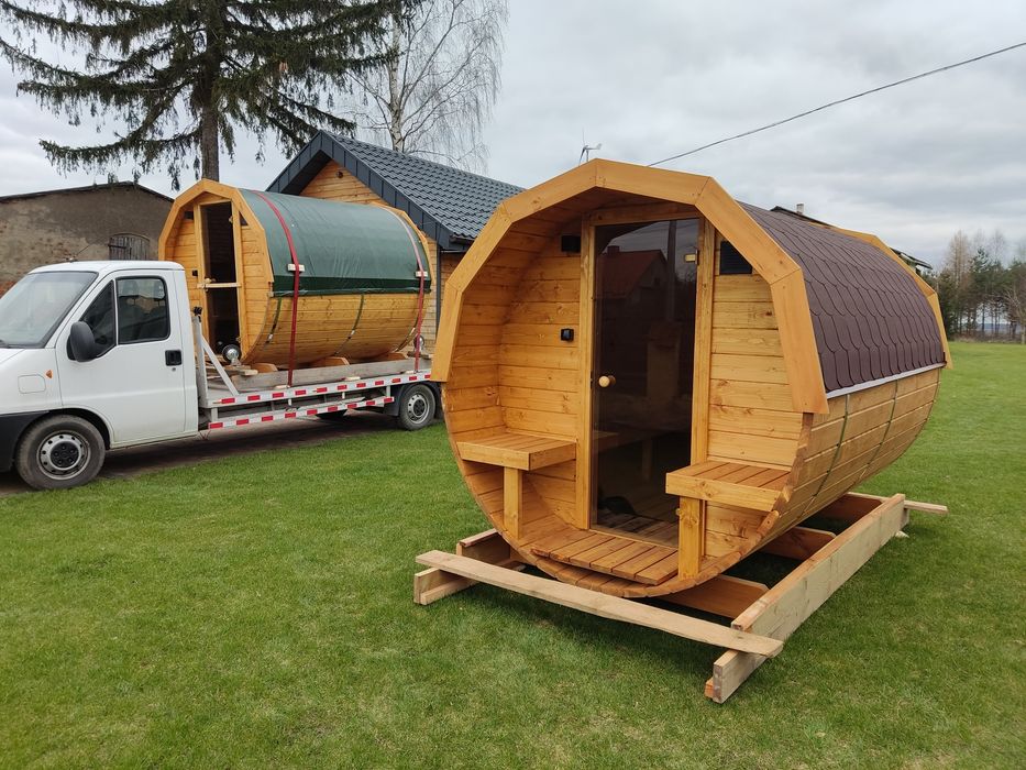 Sauna beczka ogrodowa