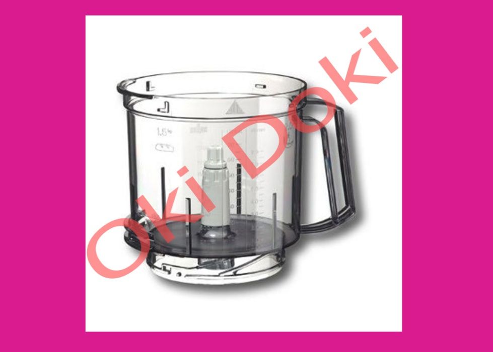 Чаша Braun K 1000,1200,3000 KM 3050 WH KU 1,2 UK 1000 браун комбайна