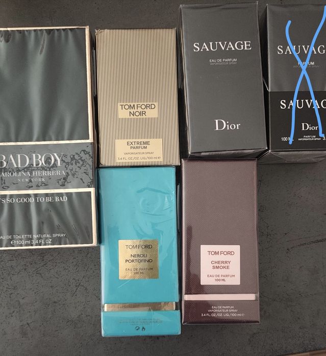 Perfumy męskie 100 ml. I 125ml.