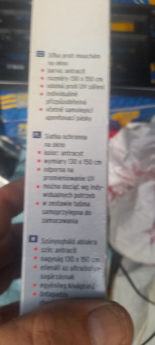 Siatka ochronna na okno