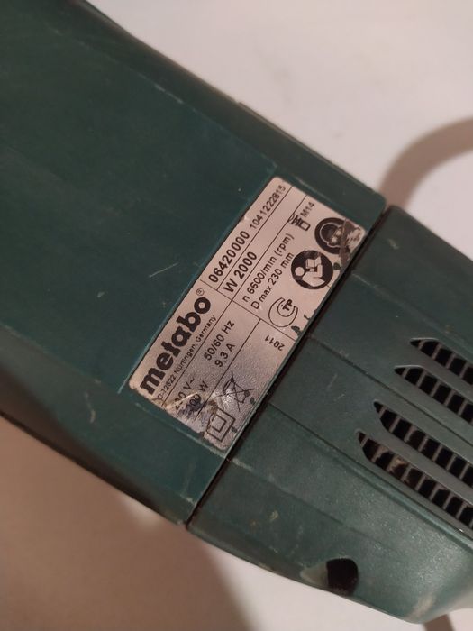 Кутова шліфувальна машина(болгарка)Metabo