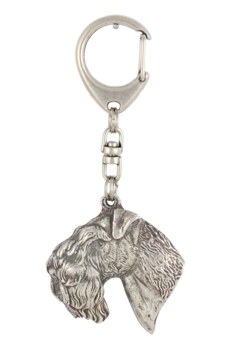 Kerry Blue Terrier brelok posrebrzany Art-Dog