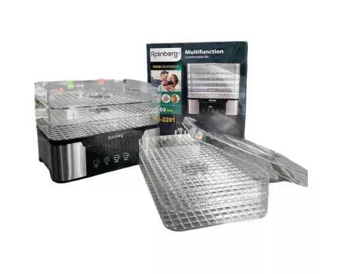 Електрична сушарка для овочів і фруктів 1000 ВТ потужна на 5 підонів