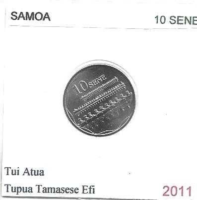 Samoa - - - - - Moedas