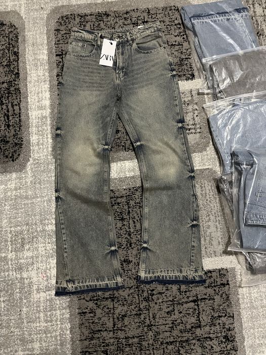 zara flared jeans